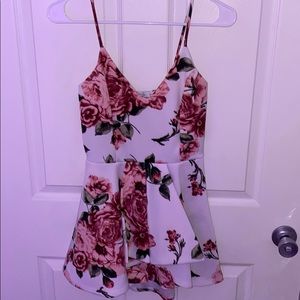 Women’s floral romper